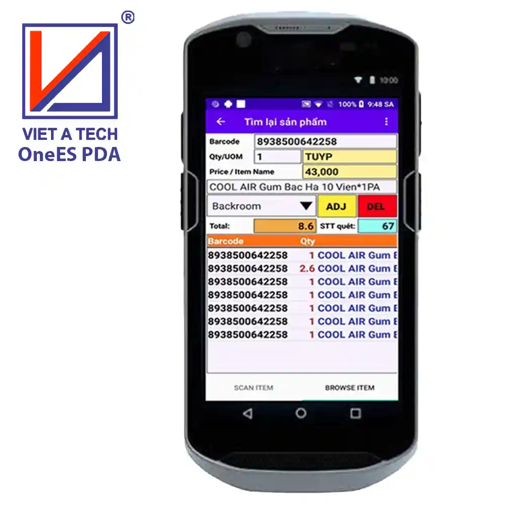 Phần mềm OneES PDA Kiểm Kê Hàng Hóa