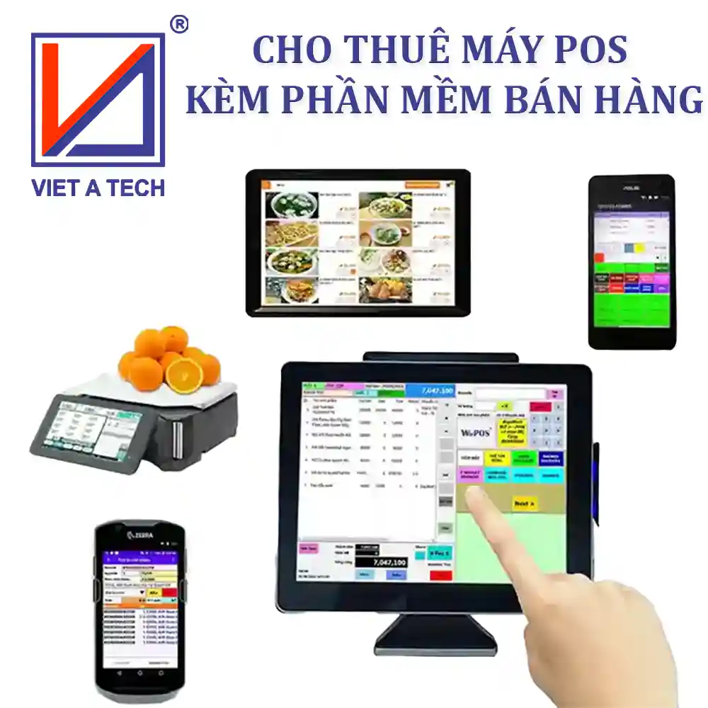 Cho thuê máy POS bán hàng kèm phần mềm